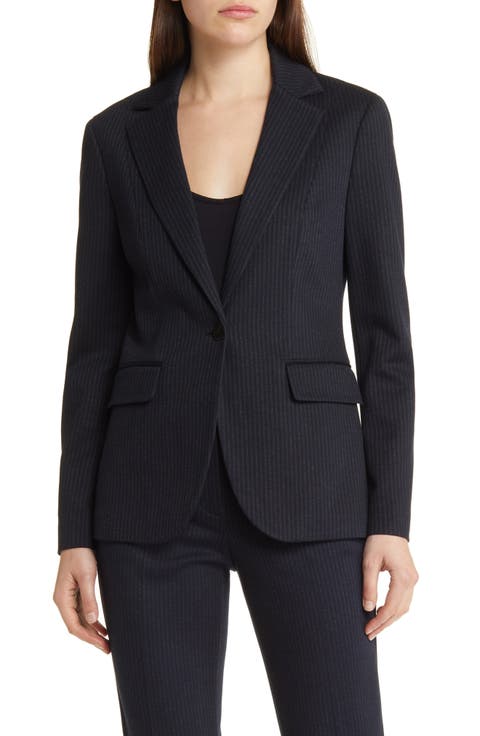 Fairfield Stripe Riding Blazer