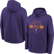 Nike Youth Nike Purple Phoenix Suns 2025/26 Club Fleece Practice Hoodie