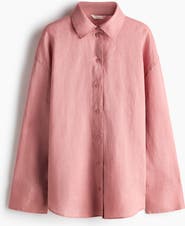 H&M Oversized Linen Shirt