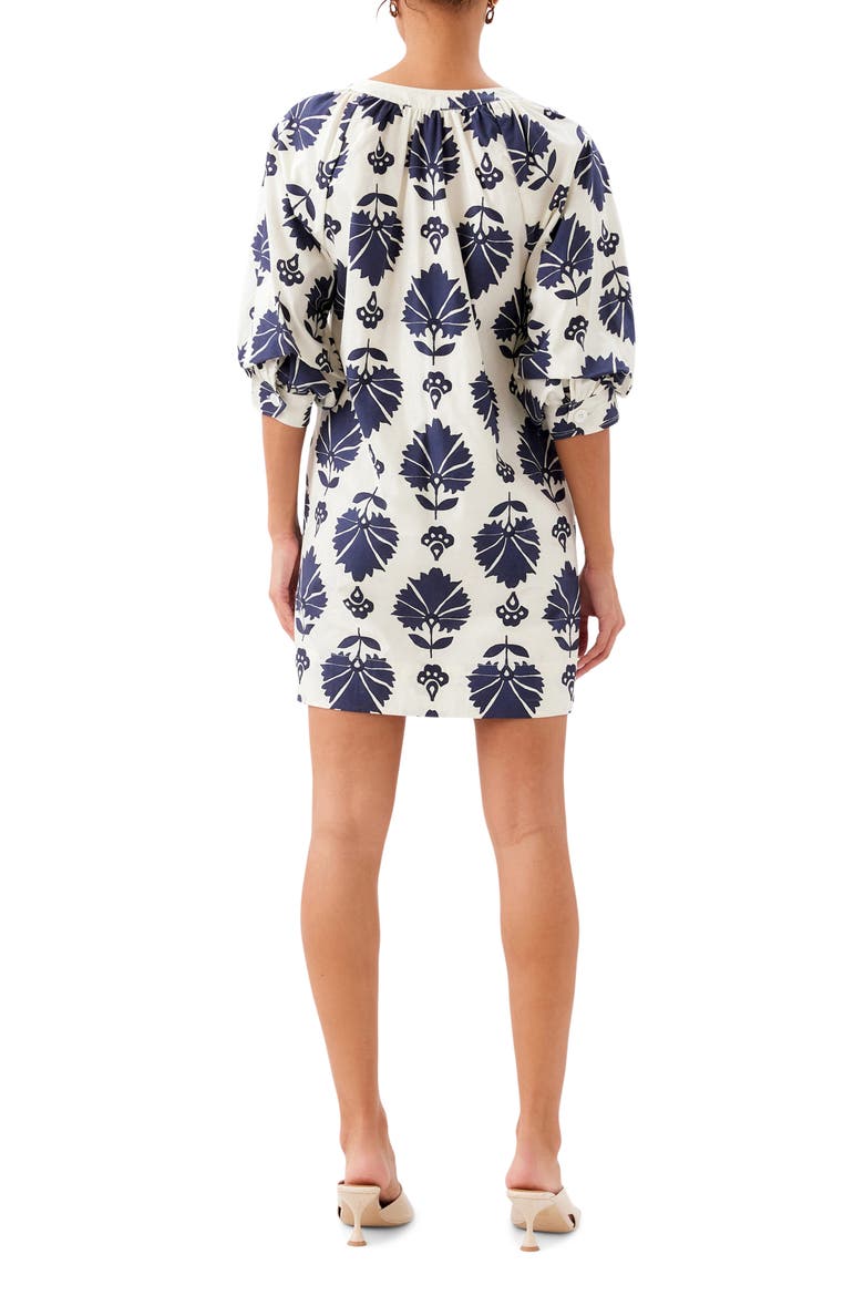 Brianne Print Lantern Sleeve Shift Dress, Alternate, color, PRINT