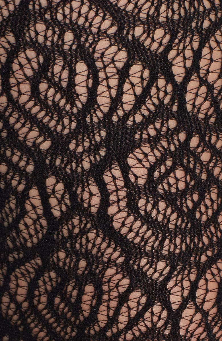 Nordstrom Floral Openwork Tights, Alternate, color,