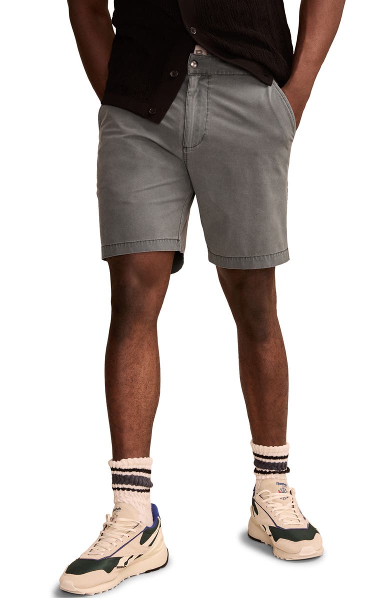 Lucky Brand Adventure Flat Front Stretch Shorts, Main, color, 