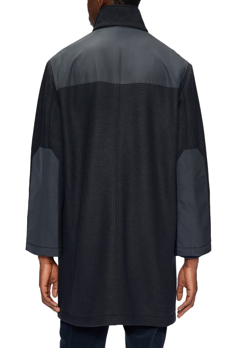 Lens Duffle Coat, Alternate, color, NAVY