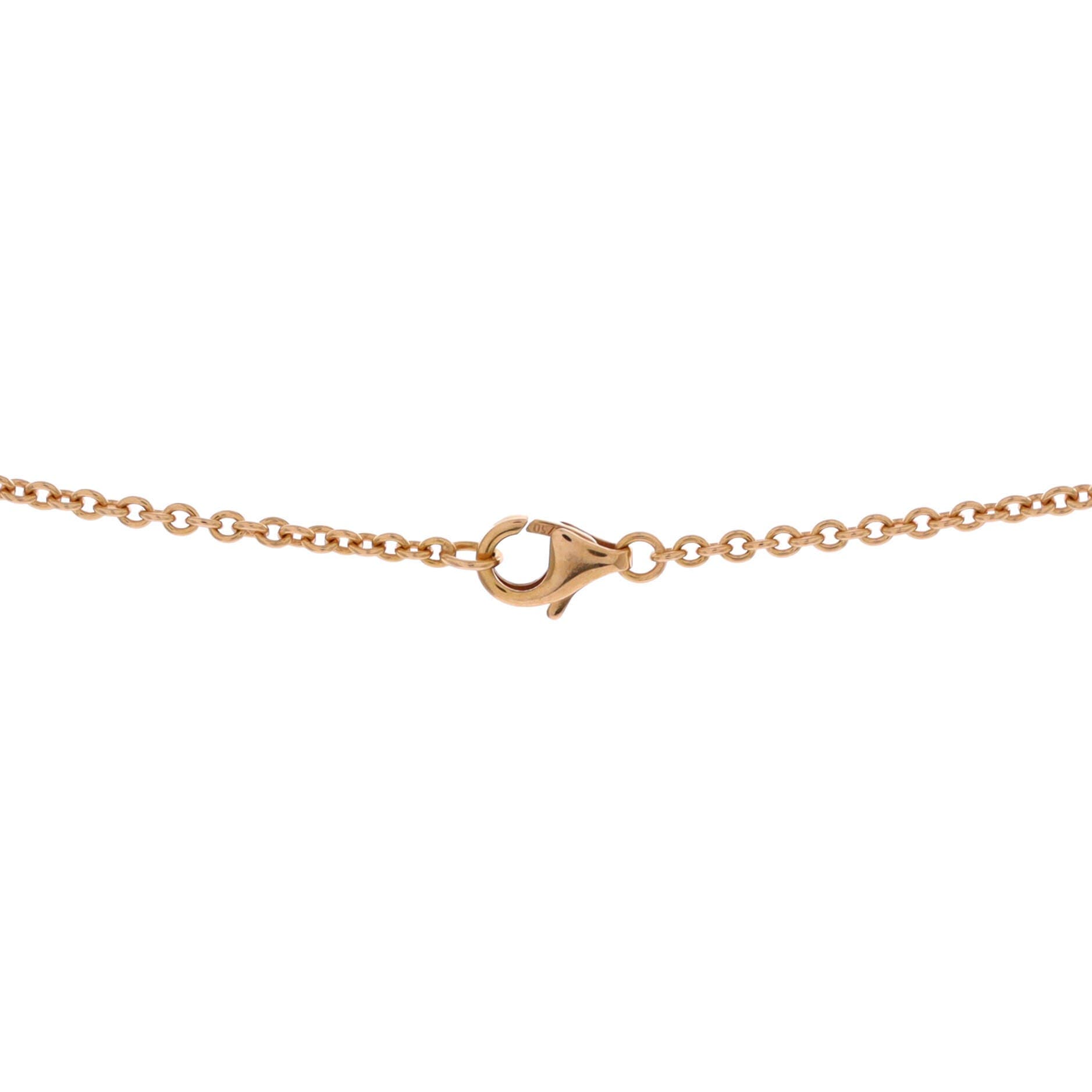 Love Interlocking Necklace 18K Rose Gold, Alternate, color, Metallic Gold