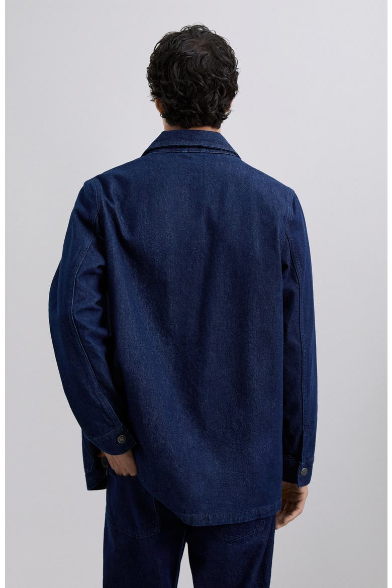 Felix Denim Overshirt, Alternate, color, Denim