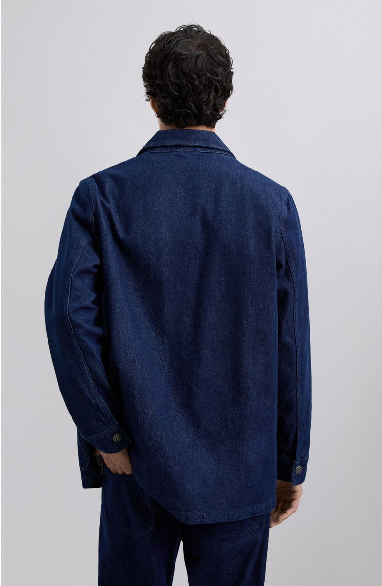 Scalpers Felix Denim Overshirt, Alternate, color, Denim