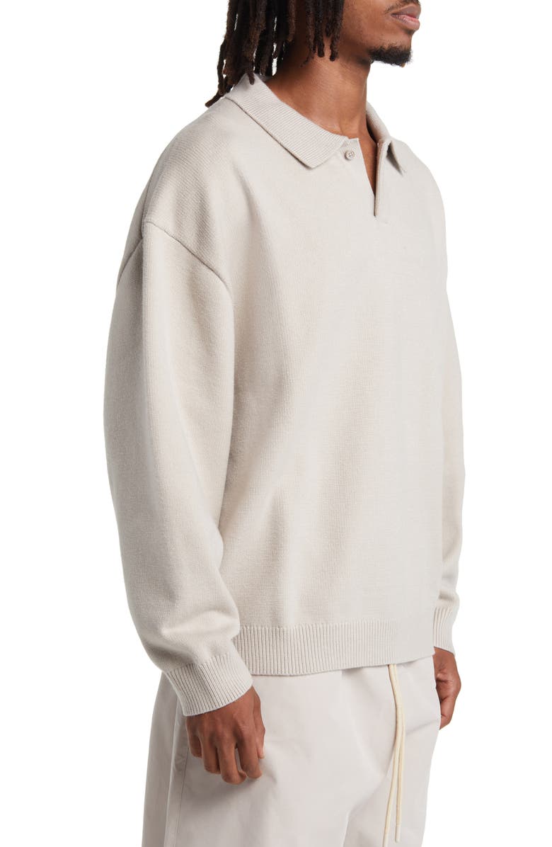 Fear of God Essentials Polo Sweater, Alternate, color, 