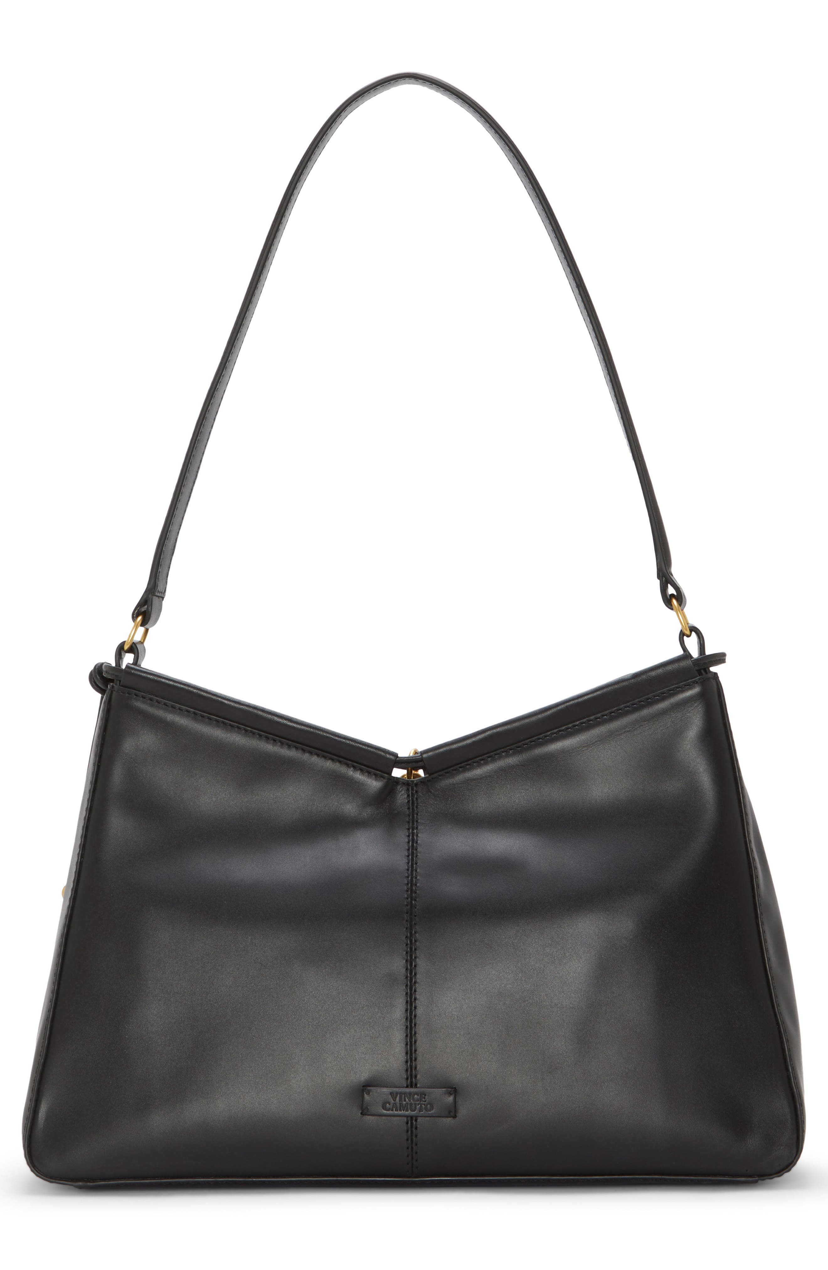 Vince Camuto Maire Leather Shoulder Bag, Alternate, color, 