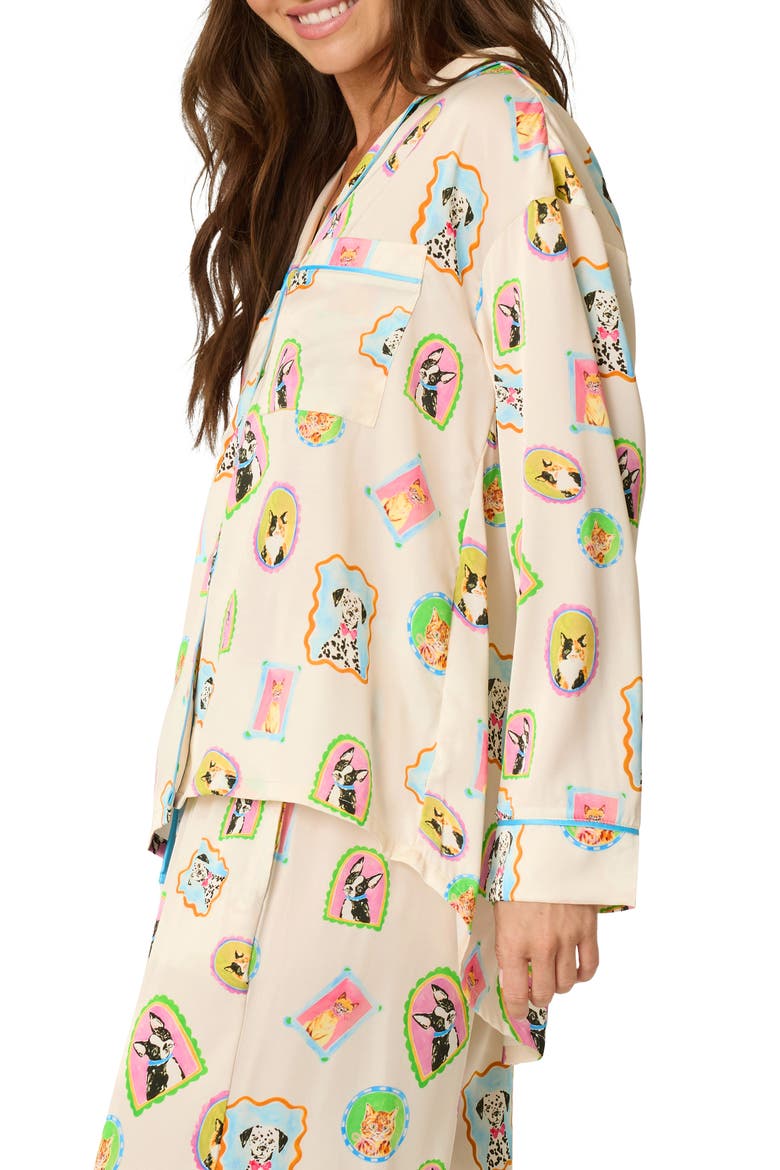 Picture Purfect Pajamas, Alternate, color, BEIGE MULTI