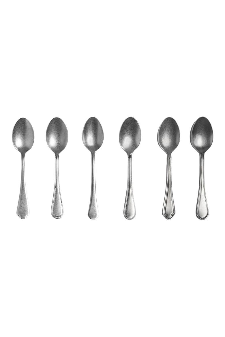 6 PCS SET COFFEE SPOONS ORIGIN, Main, color, STAINLESS STEEL