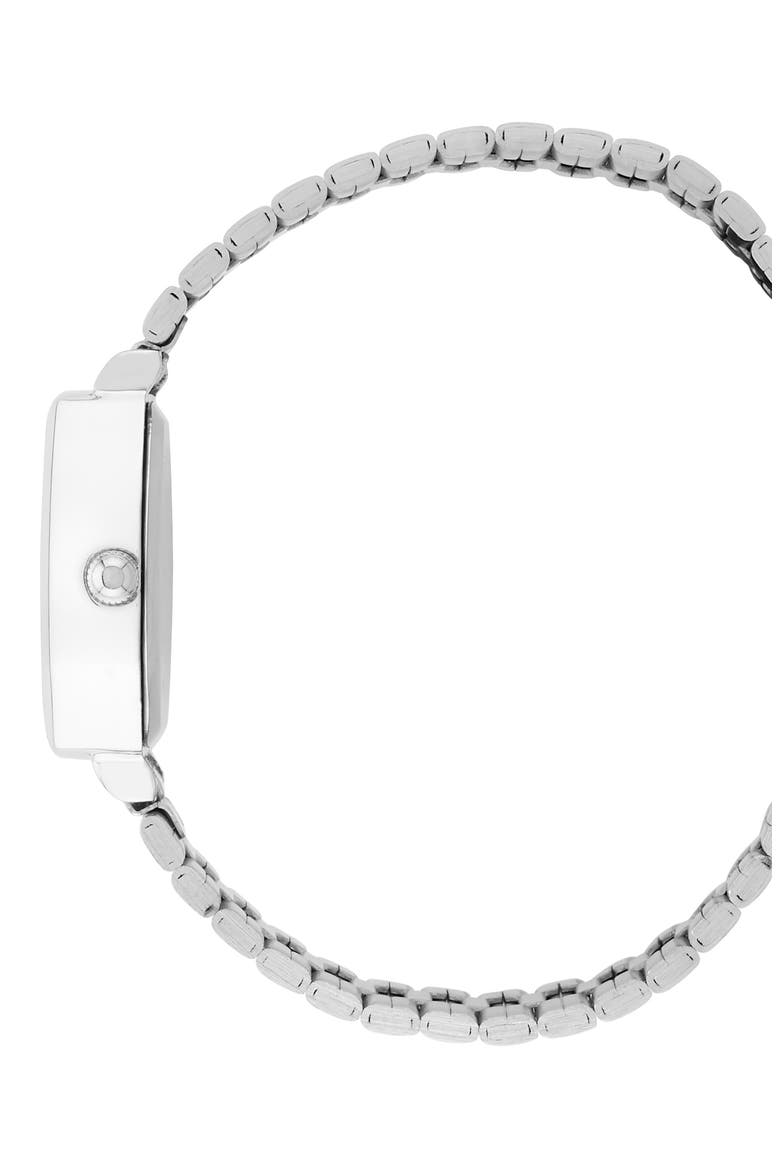 Octagon Quartz Bracelet Watch, 26mm, Alternate, color, SILVER
