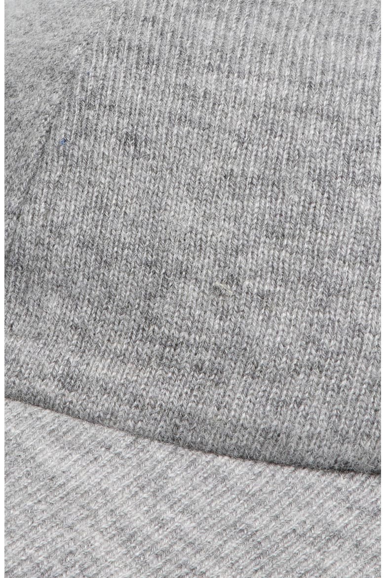 Wool & Cashmere Baseball Cap, Alternate, color, CHARCOAL
