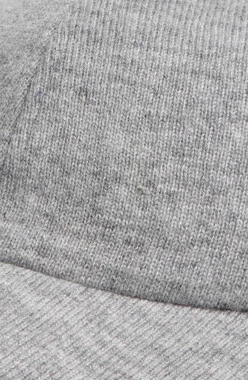 Robert Barakett Wool & Cashmere Baseball Cap In Charcoal