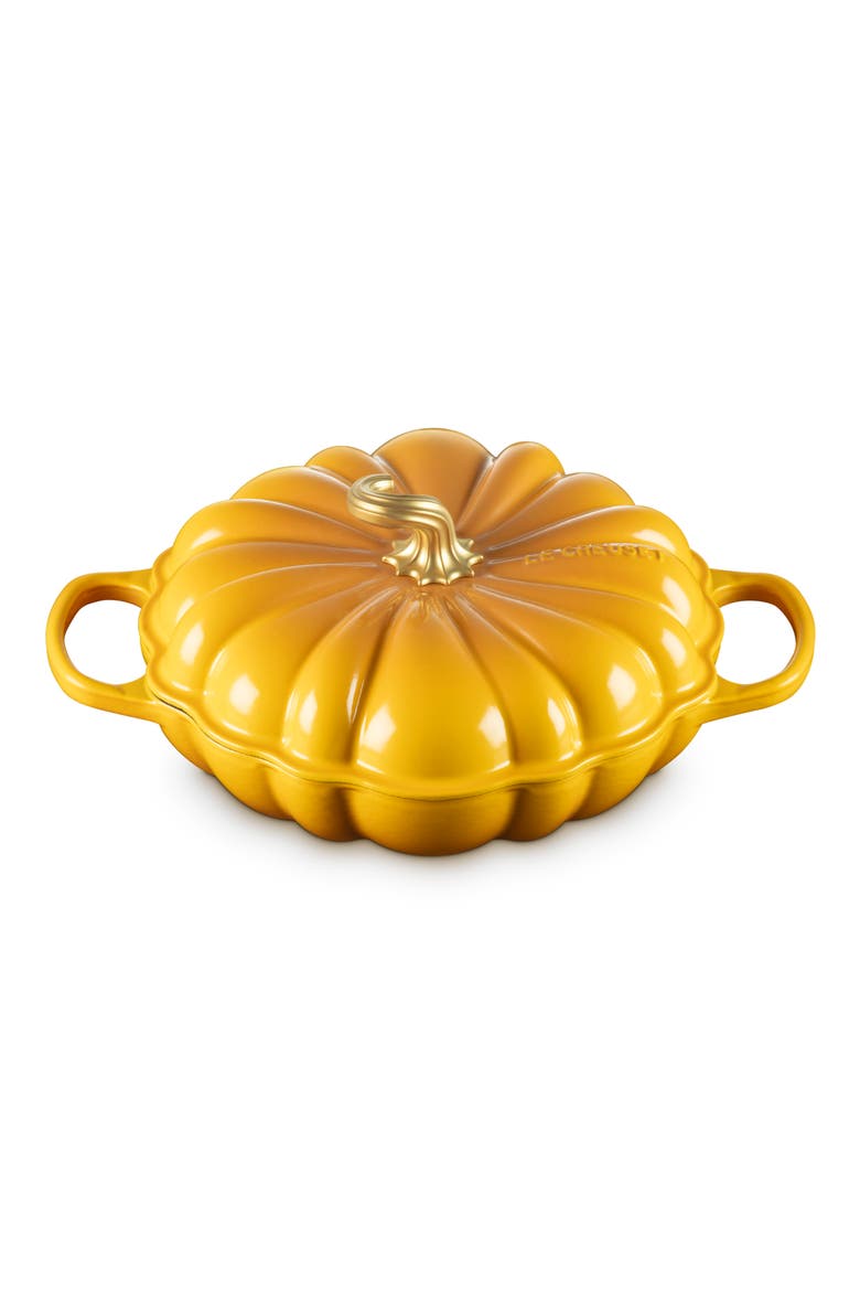Pumpkin Enameled Cast Iron Braiser, Alternate, color, NECTAR