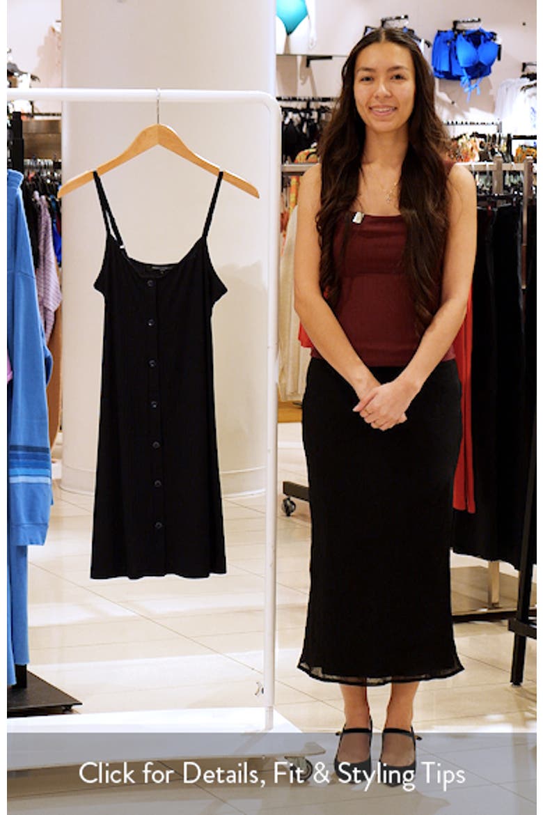 Rib Button Front Chemise video
