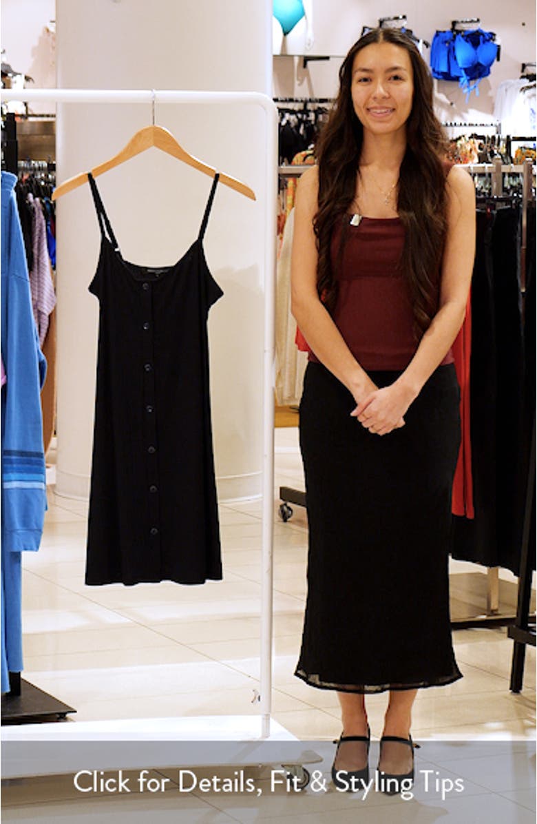 Rib Button Front Chemise, sales video thumbnail