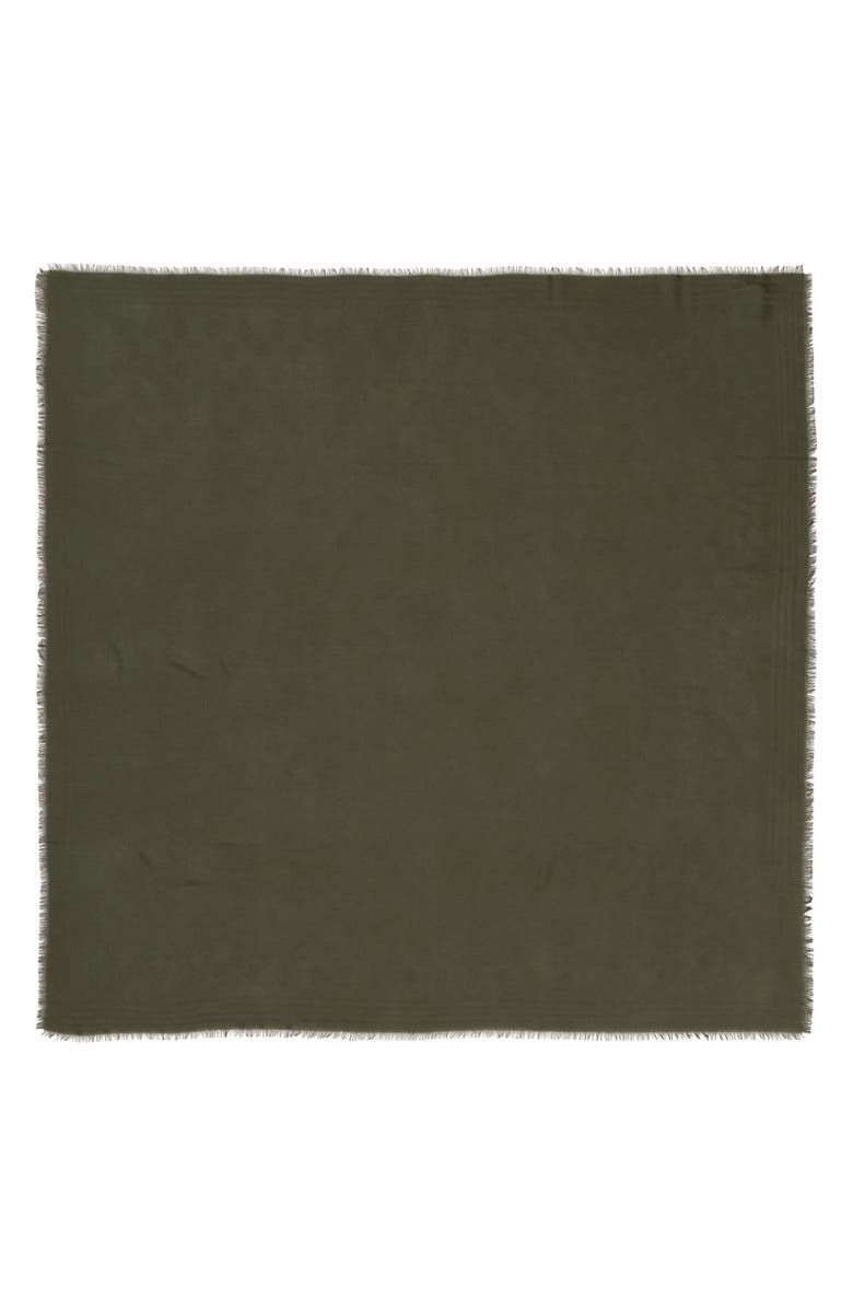 McQueen Skull Jacquard Wool Scarf, Alternate, color, 