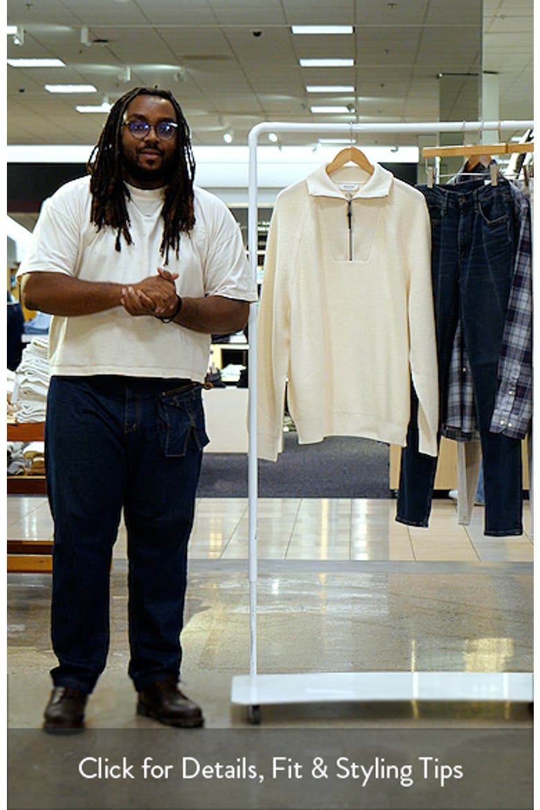 Half Zip Wool Blend Pullover Sweater video