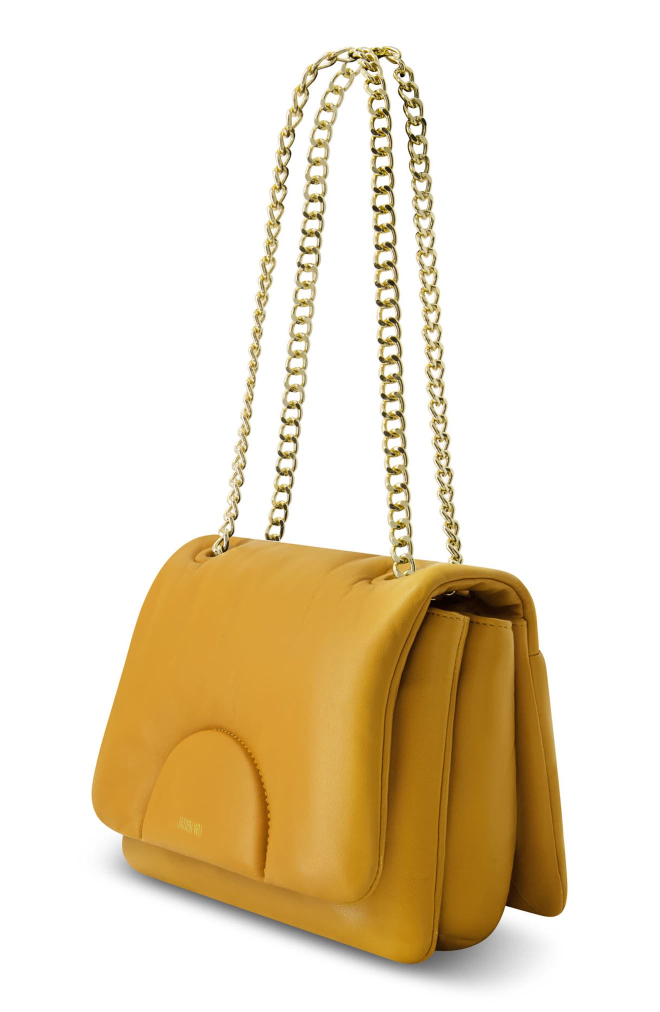 Convertible Chain Shoulder Bag, Alternate, color, CUB YELLOW