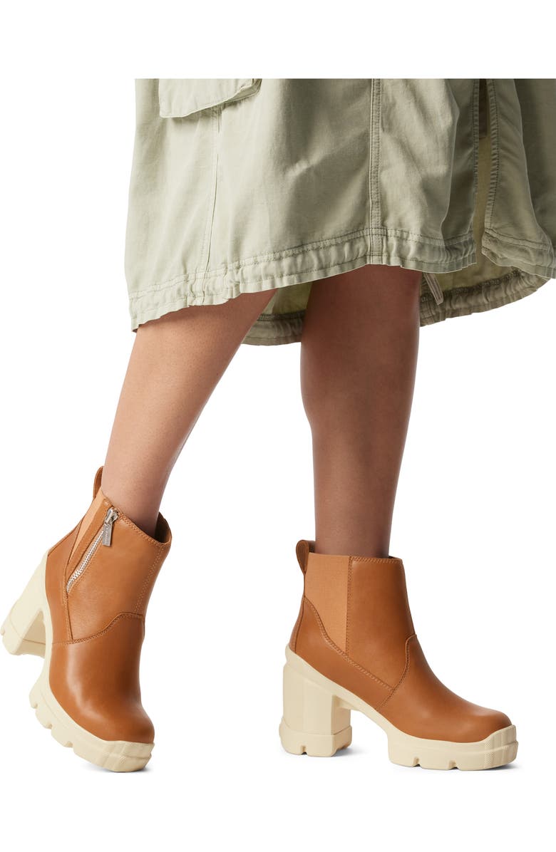 SOREL Caribou X Chelsea Boot, Alternate, color, Tawny Buff/ Honey White