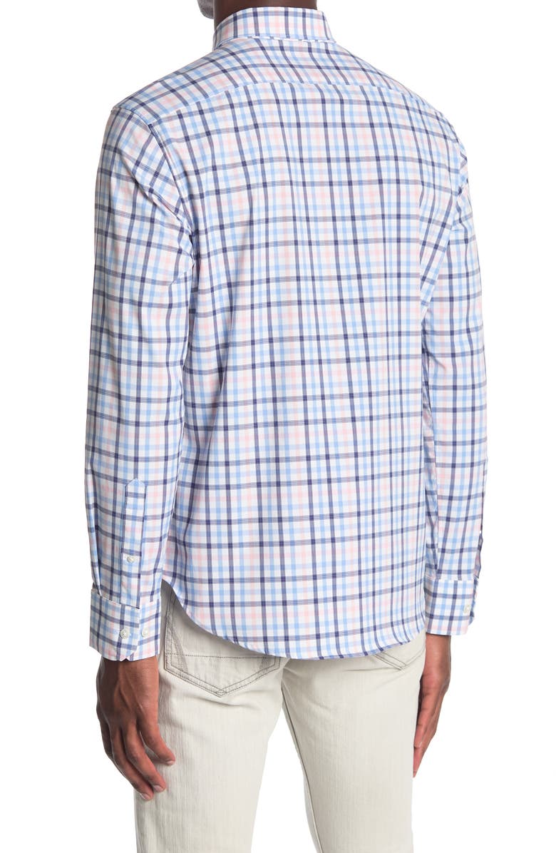 Bonobos Slim Fit Tech Plaid Button-Up Shirt, Alternate, color, 