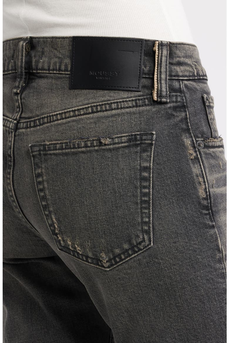 Bellview Slim Straight Leg Jeans, Alternate, color, BLACK