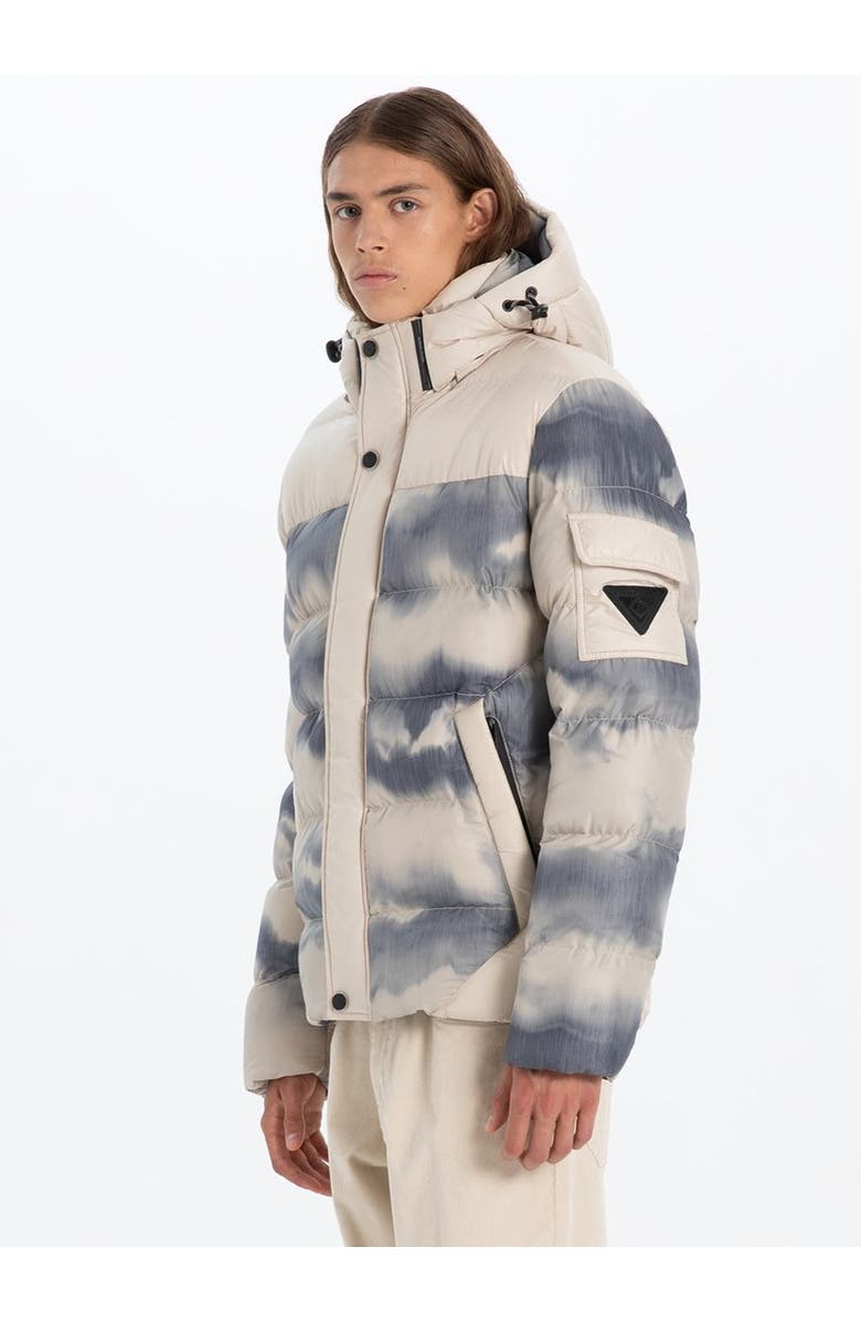 Point Zero NORTHERN LIGHT DYE PRINTED PUFFER, Alternate, color, 