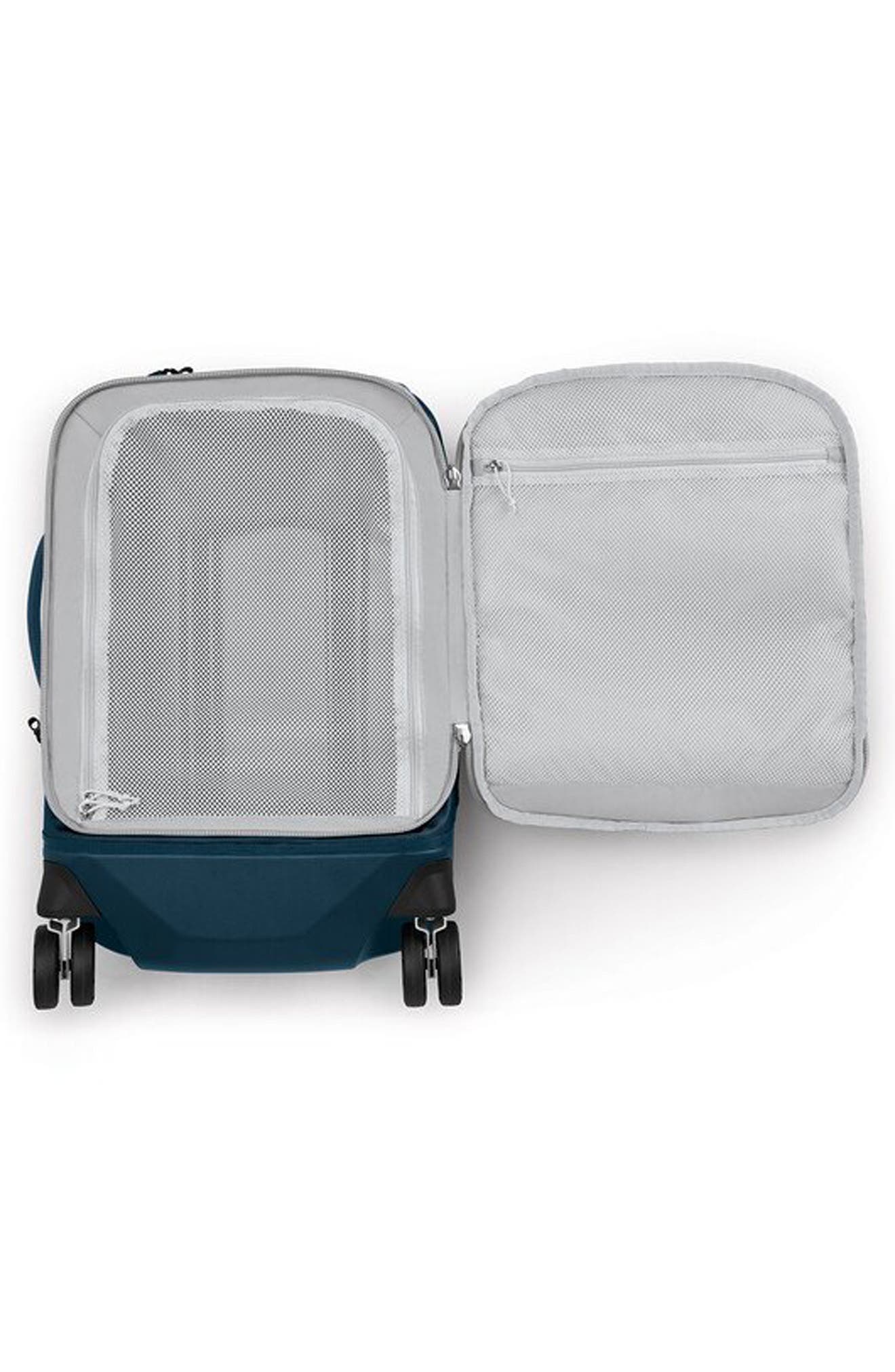Osprey Transporter 22-Inch Four-Wheel Hybrid Carry-On, Alternate, color, Venturi Blue