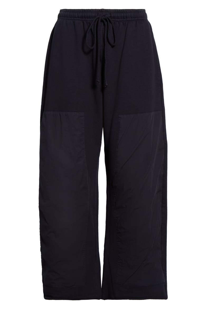 James Mixed Media Drawstring Pants, Main, color, MIDNIGHT