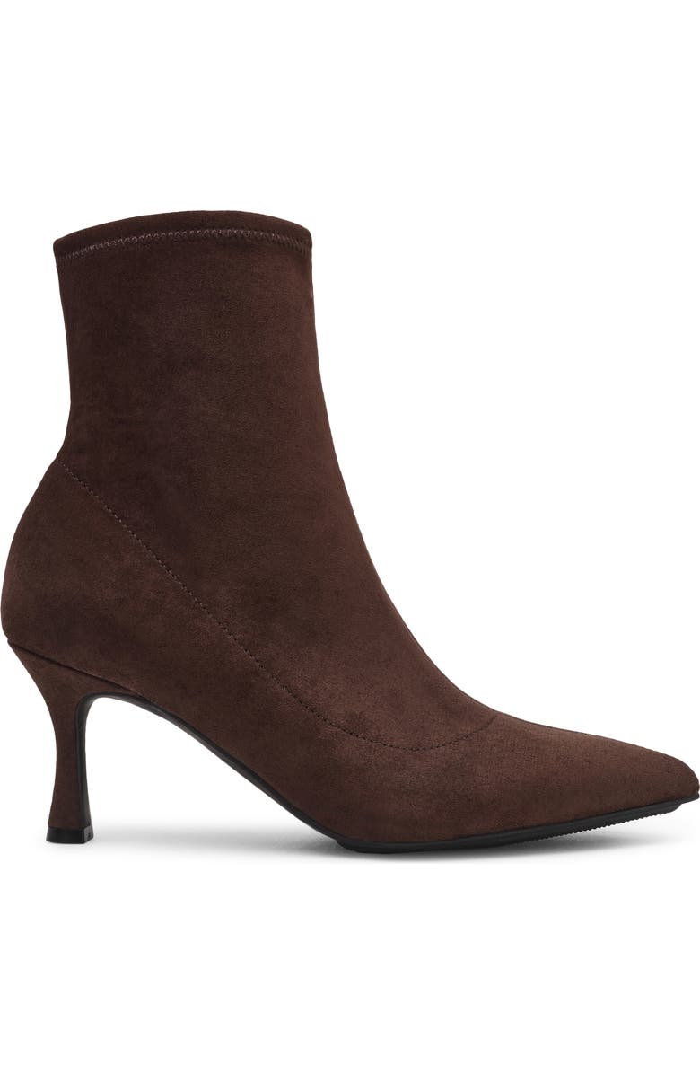 Anne Klein Reese Pointed Toe Boot, Alternate, color, Chocolate