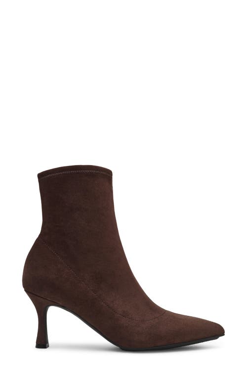 Anne Klein Reese Pointed Toe Boot In Brown