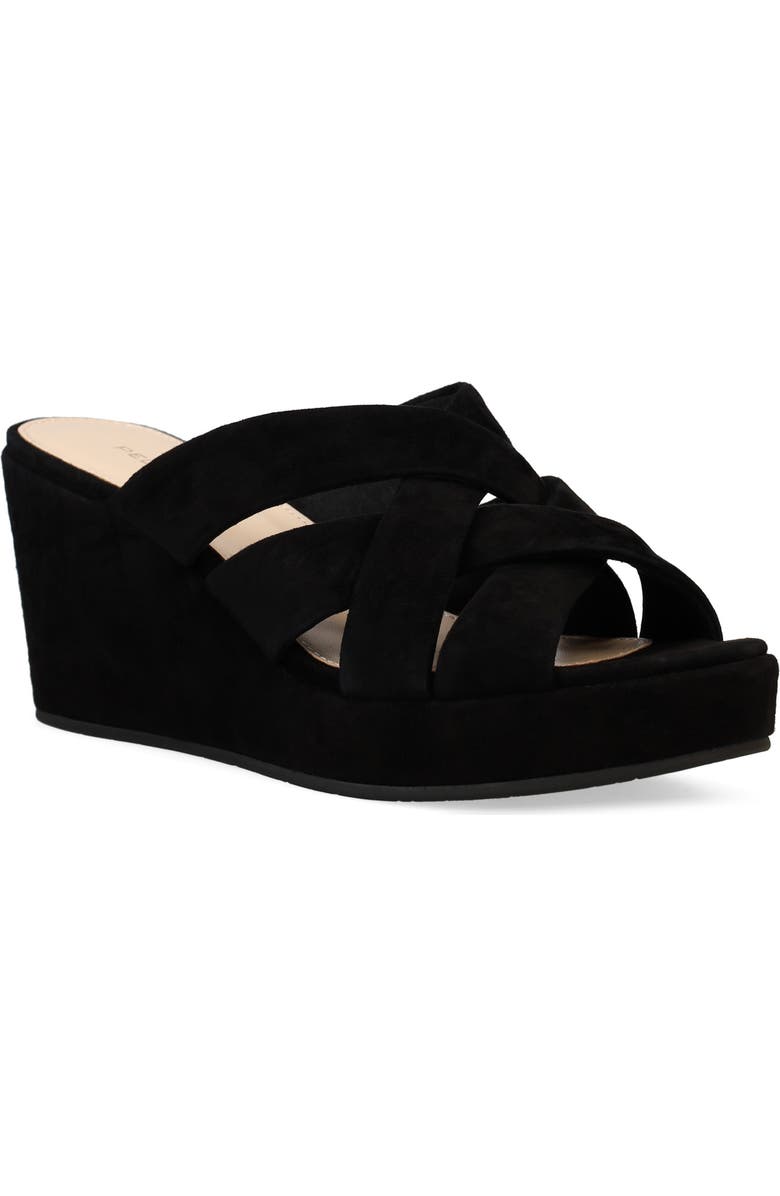 Pelle Moda Wilona Platform Wedge Slide Sandal, Main, color,