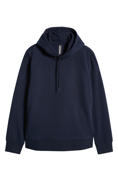 Zella Vital Fleece Hoodie In Navy Eclipse