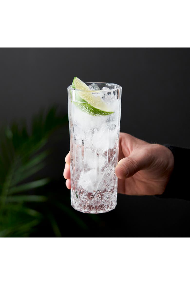 Admiral Crystal Highball Glasses Set of 4, Alternate, color, Clear