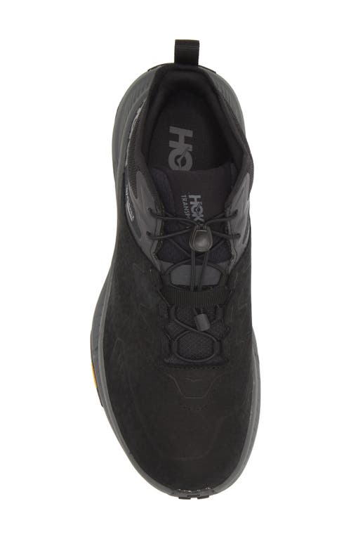 Hoka Transport Chukka Gore-tex® Waterproof Running Shoe In Black