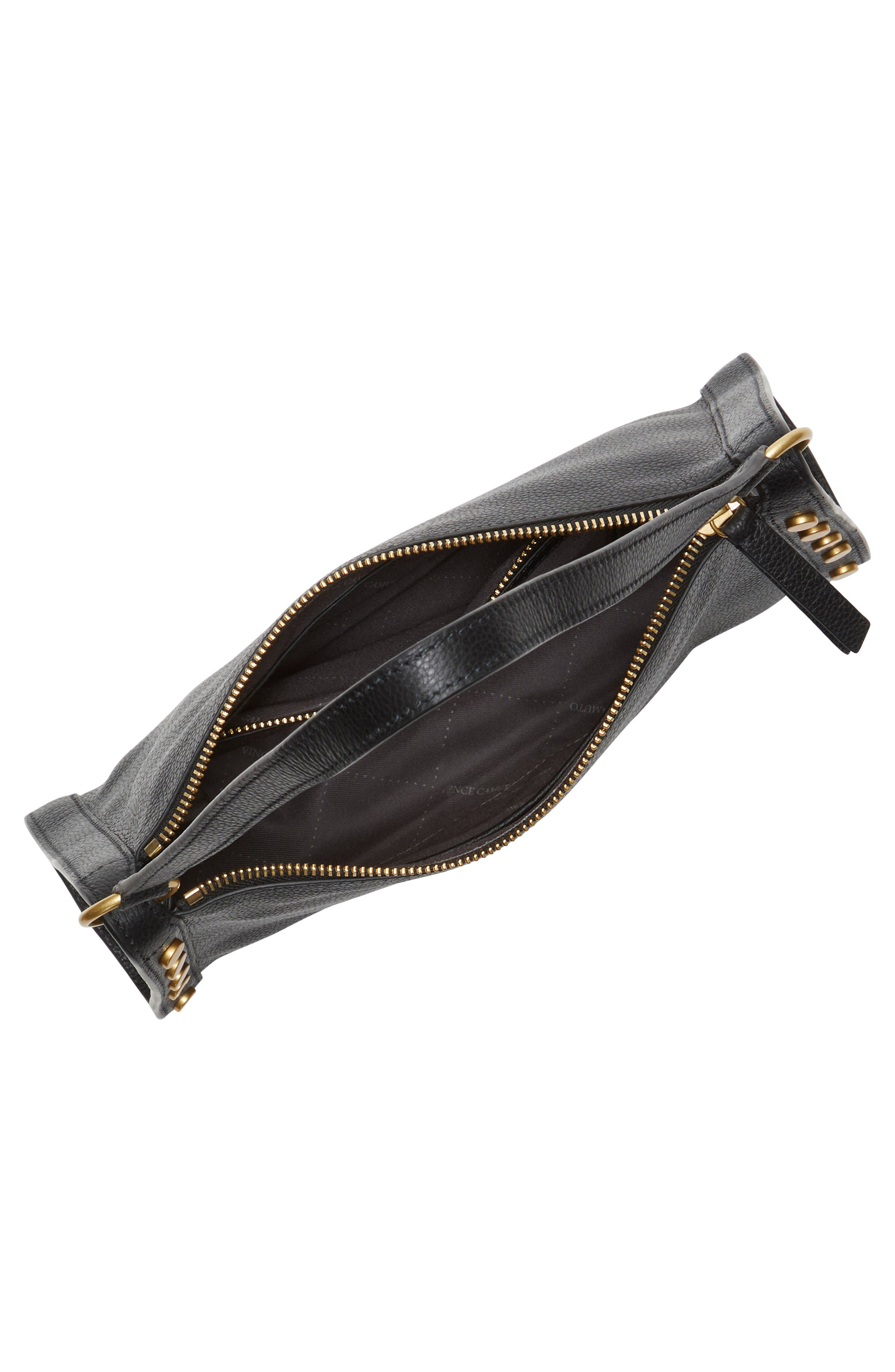 Vince Camuto Lisha Leather Shoulder Bag, Alternate, color, 