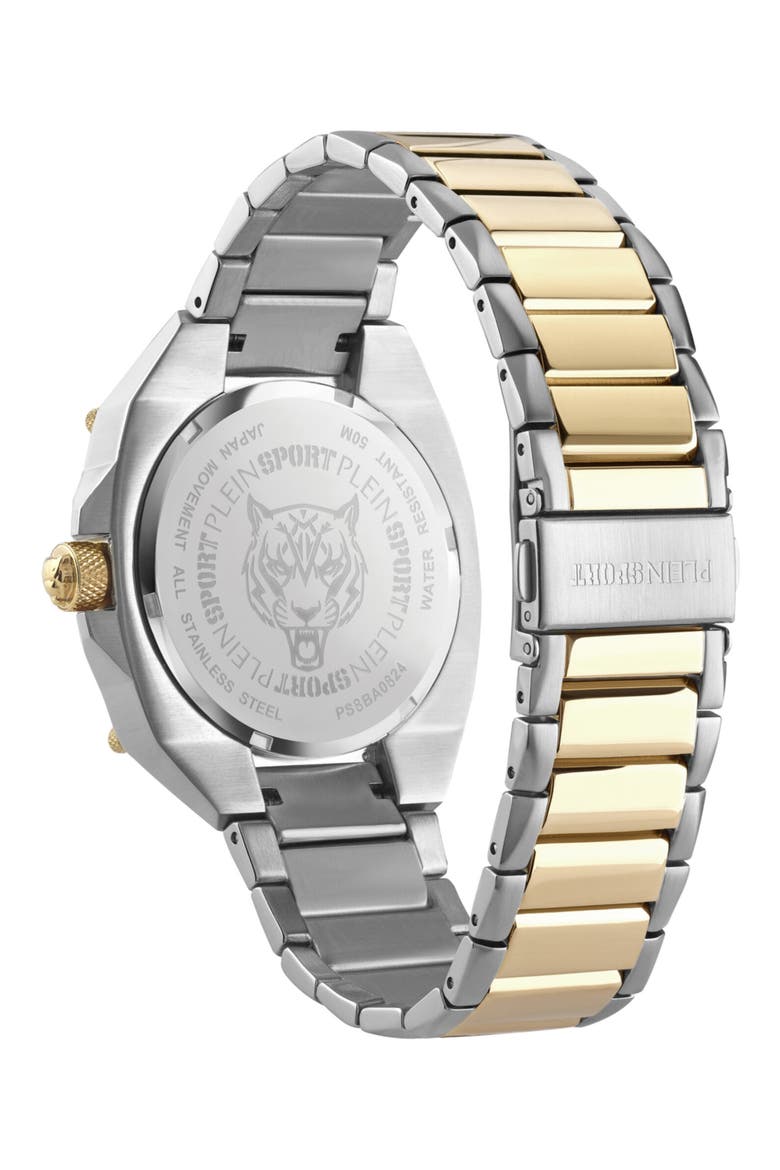 Thunder Force Quartz Bracelet Watch, 47mm, Alternate, color, TWO TONE