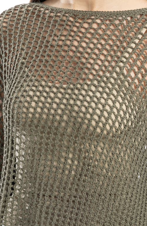 MAX STUDIO MAX STUDIO OVERSIZE OPEN KNIT SWEATER 