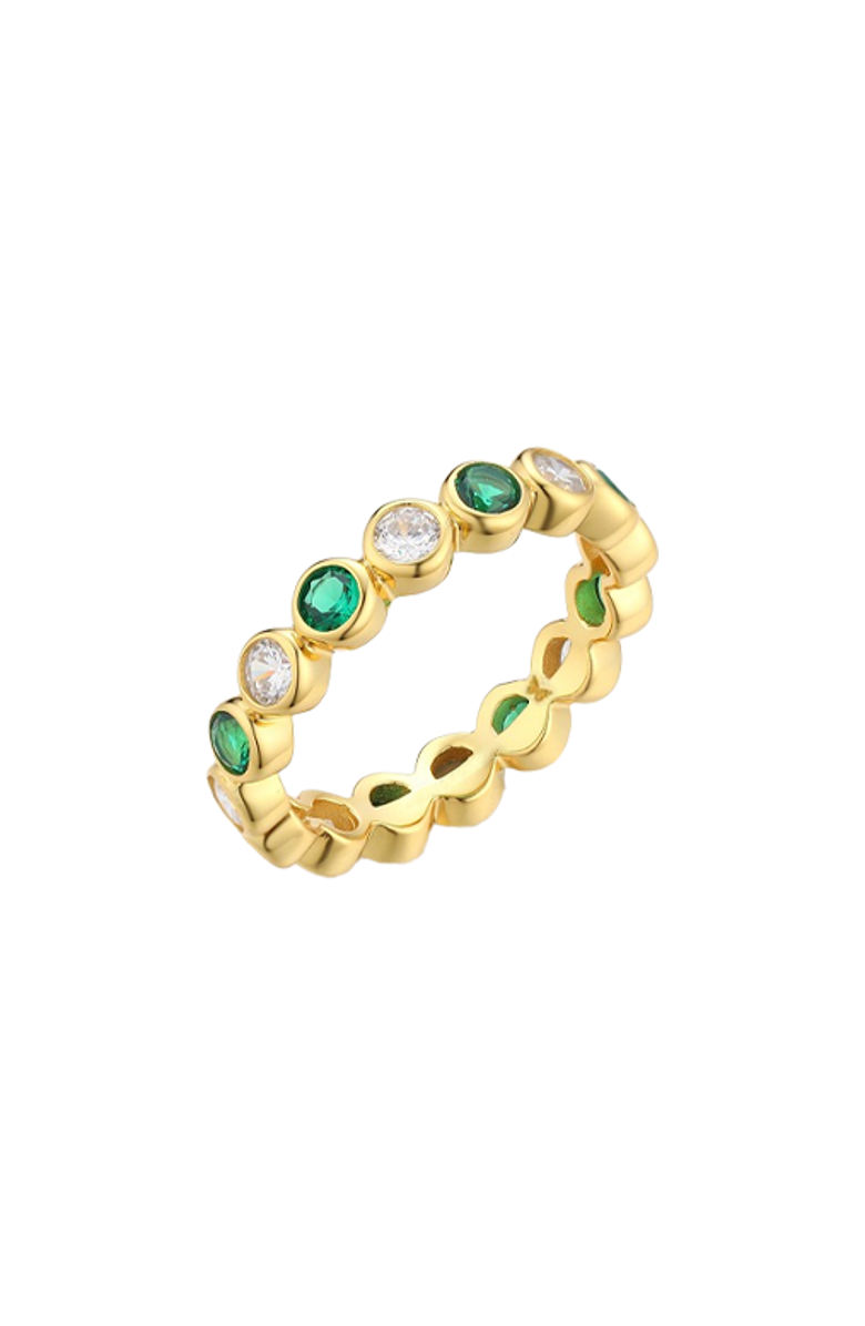 BY ADINA EDEN Colored CZ Bezel Eternity Band, Main, color, 