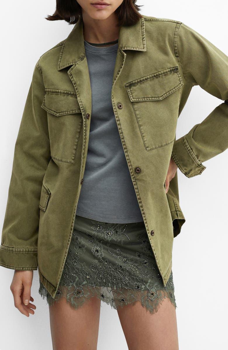 MANGO Caracas Overshirt, Main, color, 