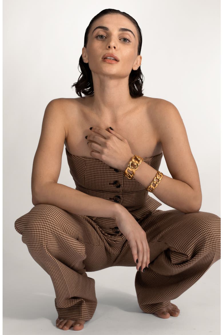 Dakota Cuff Bracelet, Alternate, color, GOLD