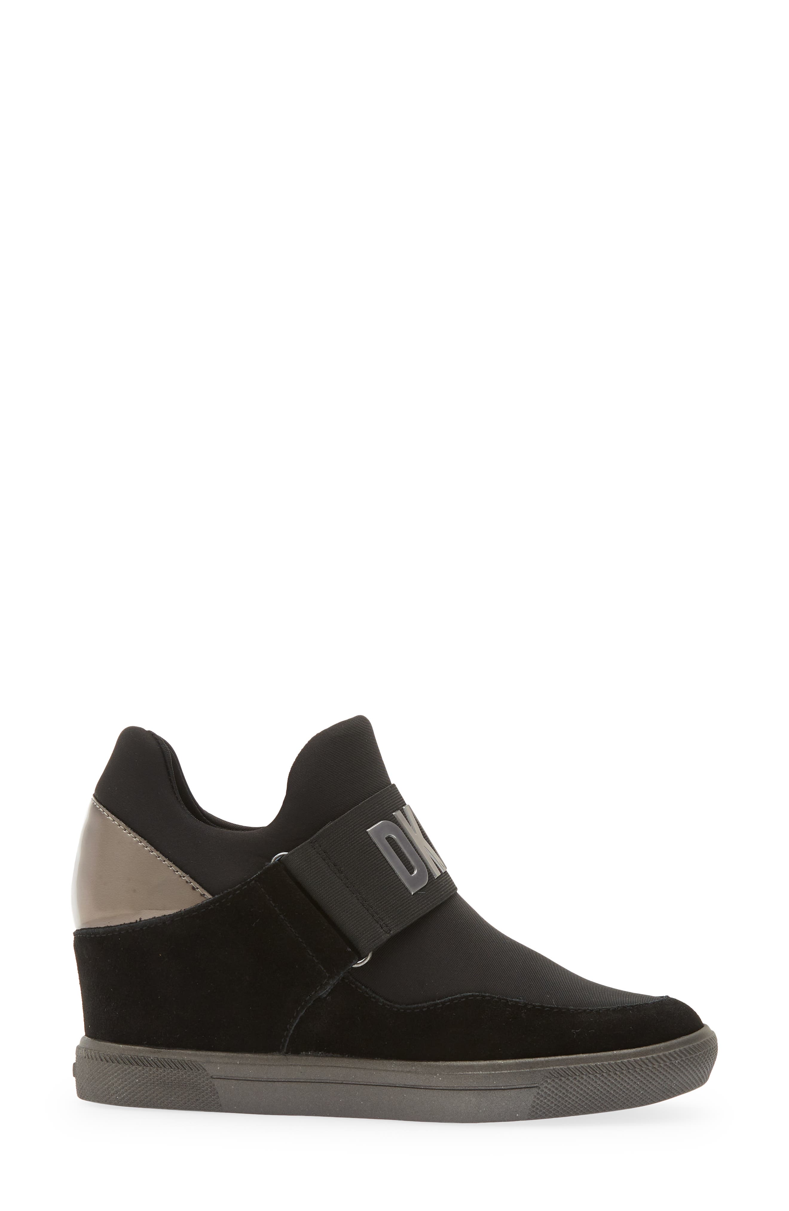 DKNY Cosmos Wedge Sneaker, Alternate, color, 