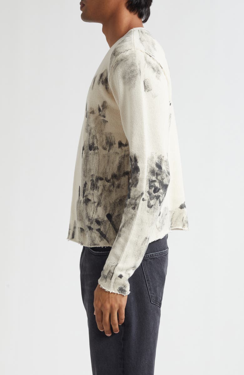 STOCKHOLM SURFBOARD CLUB Bon Stained Long Sleeve Henley, Alternate, color, Dirty White