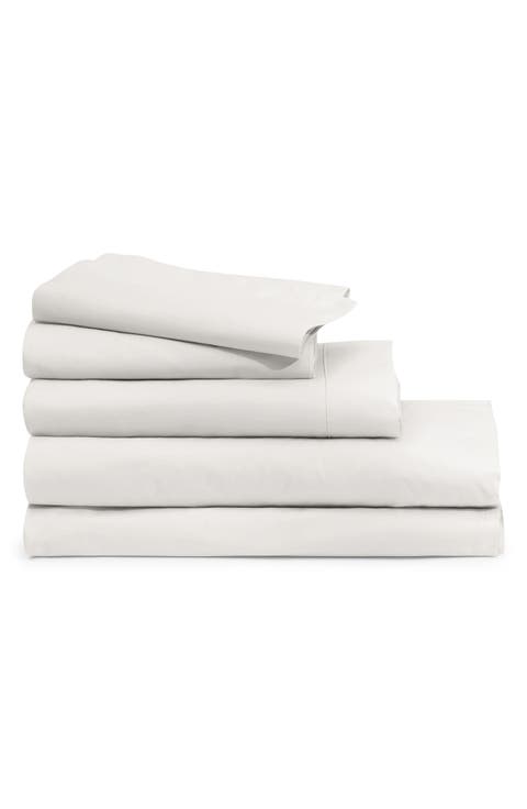 300 Thread Count Organic Cotton Percale Sheet Set