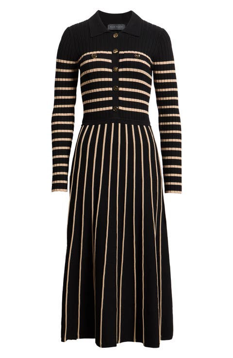 The Elodie Long Sleeve Rib Maxi Dress
