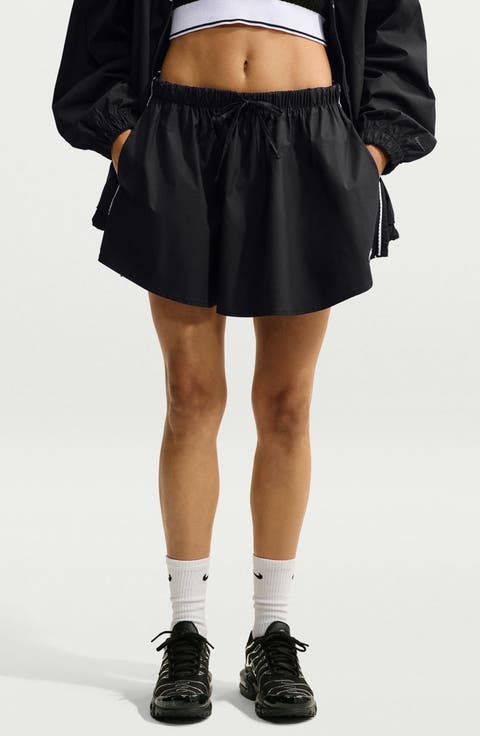 Sportswear Scallop Trim Poplin Skirt