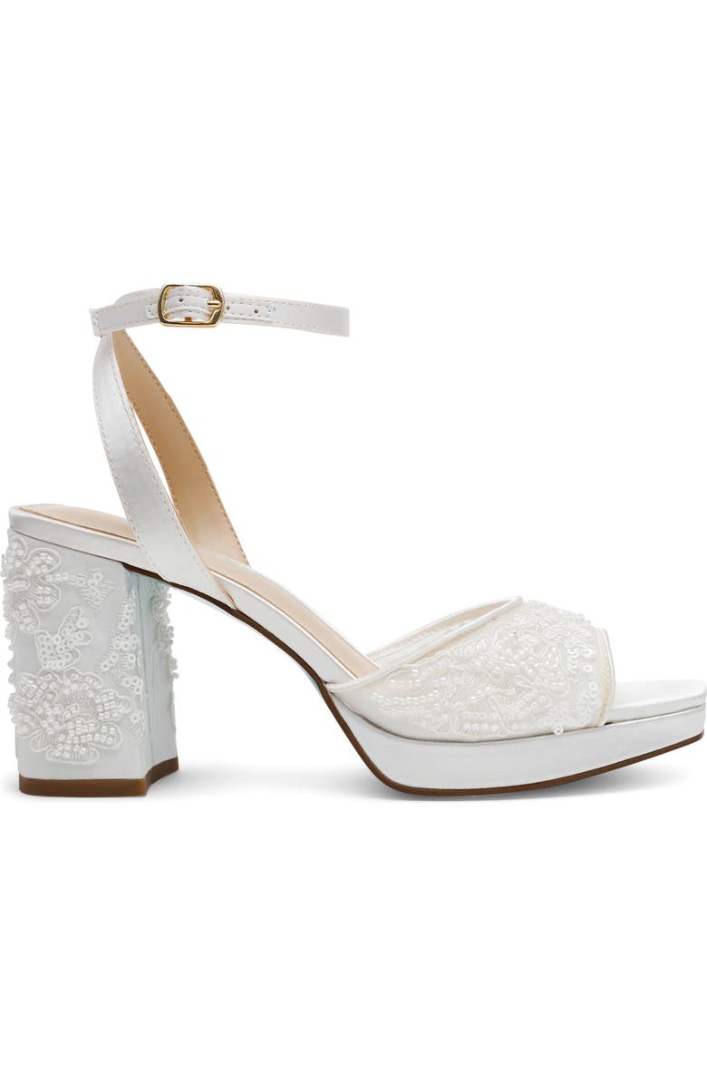 Betsey Johnson Junie Sandal, Alternate, color, Ivory