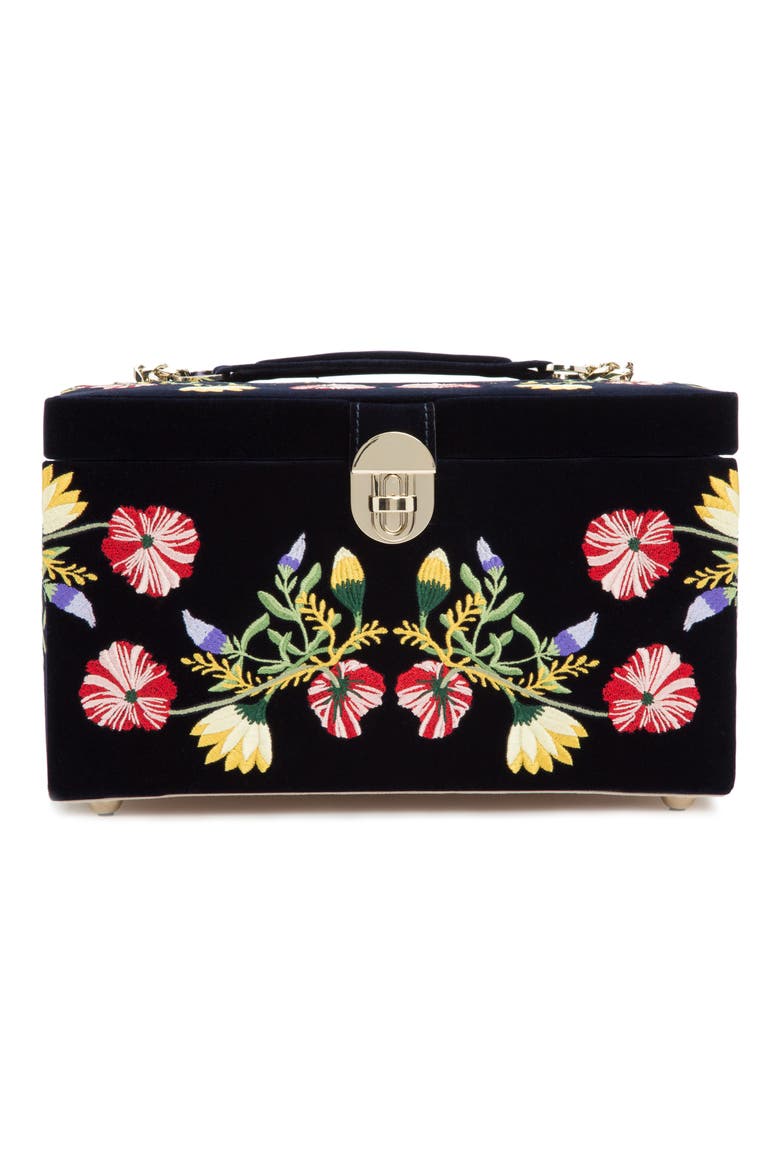 Zoe Medium Jewelry Box, Main, color, INDIGO