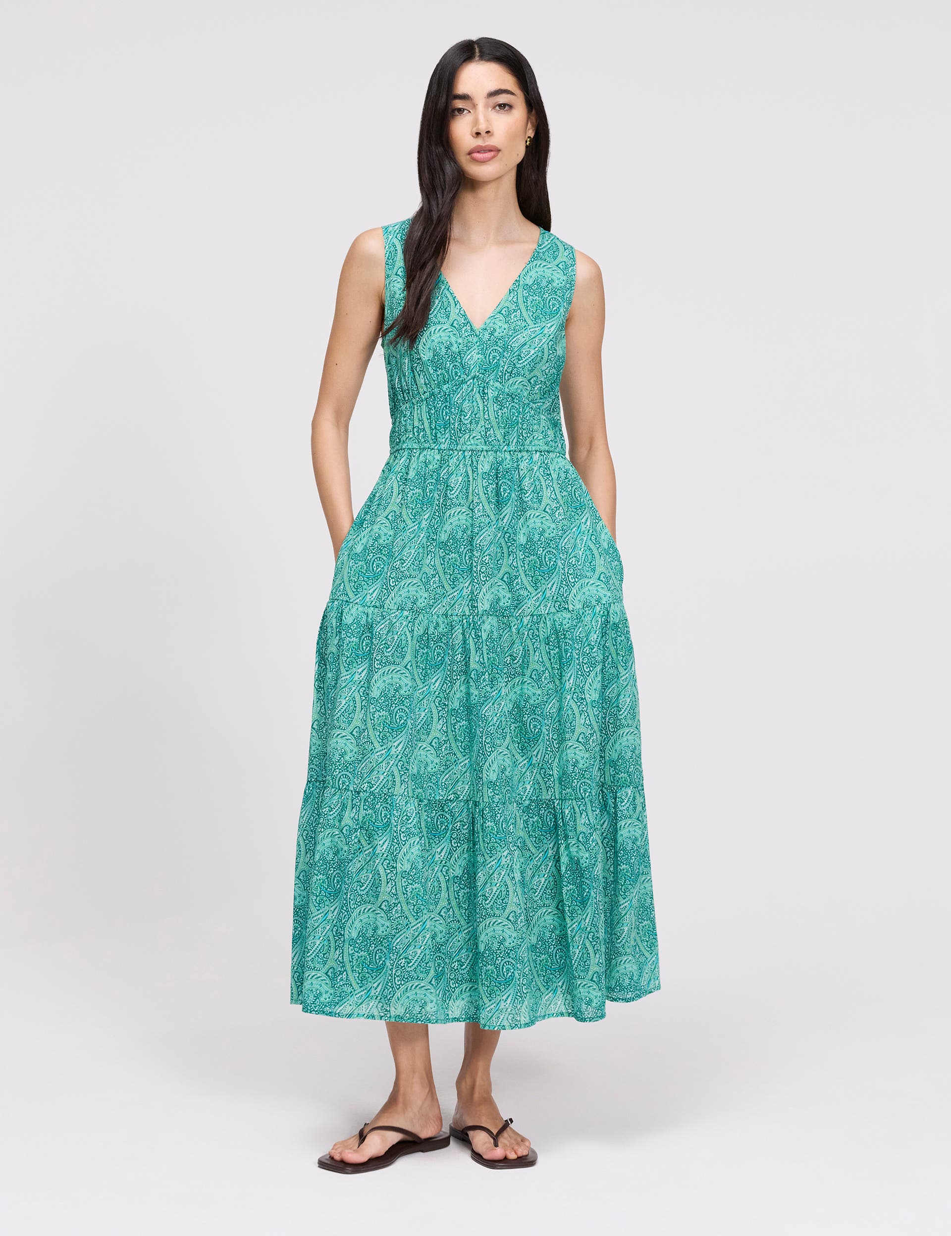 selected Green Paisley