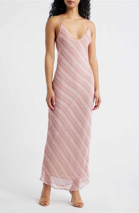 The Jordan Stripe Maxi Slipdress